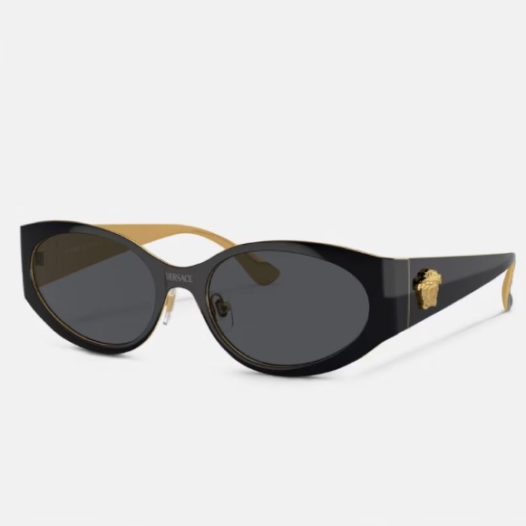 NEW LA MEDUSA OVAL VERSACE SUNGLASSES - Picture 2 of 4